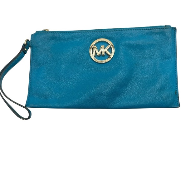 Michael Kors Leather Wristlet, Genuine Leather - Picture 3 of 14